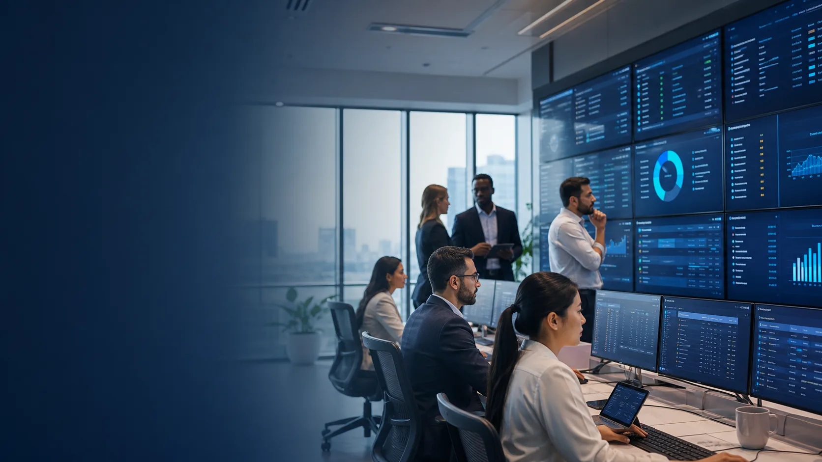 Ethiopia operations team monitoring electronic invoice workflows